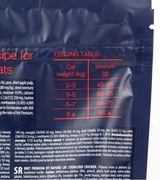 Brit Premium by Nature Cat Sterilised Chicken Сухий корм для стерилізованих кішок з куркою 800 г