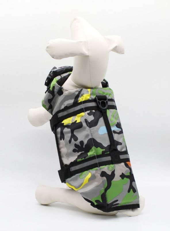 Жилет для купання собак Камуфляж L 