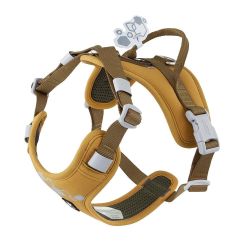 Шлейка пом'якшена для собак Hurtta Weekend Warrior Harness II ECO Темно-жовтий 40-50