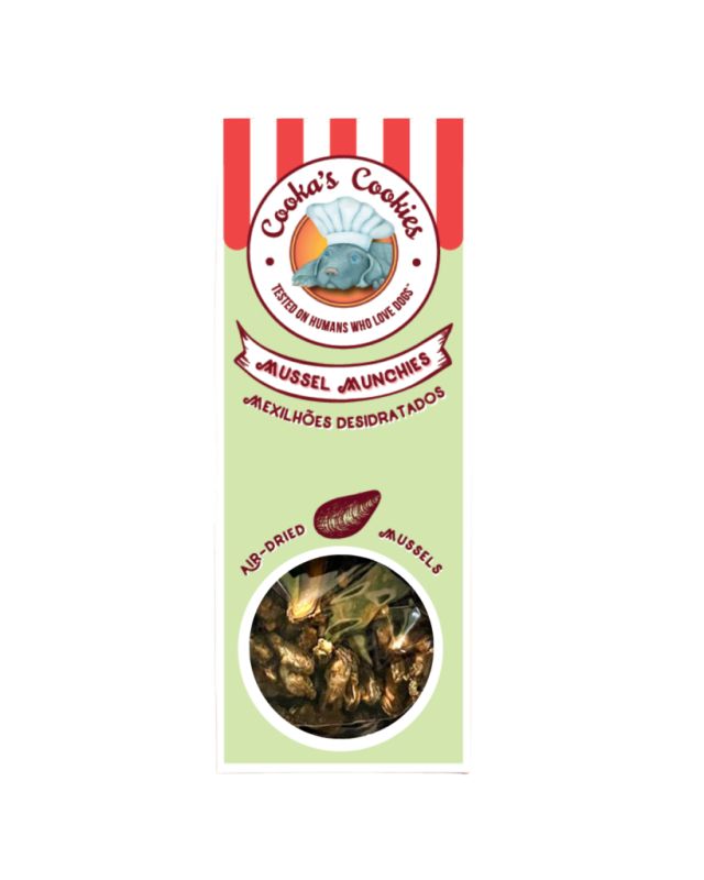 Натуральні ласощі для собак Cooka's Cookies 100% Мідії 70 г