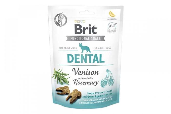 Ласощі Brit Care dental з олениною та розмарином 150гр 