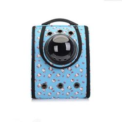 Рюкзак Шкіряний з ілюмінатором Kitty 403322 см Блакитний