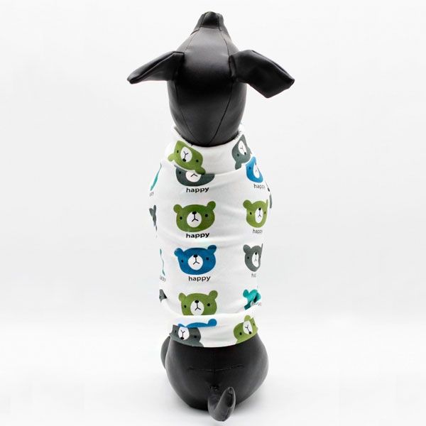 Світшот Happy Bear трикотаж на флісі білий XXL