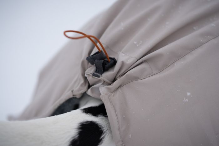 Зимова куртка для собак Glacier wool jacket 3.0 Non-stop dogwear Сірий 40