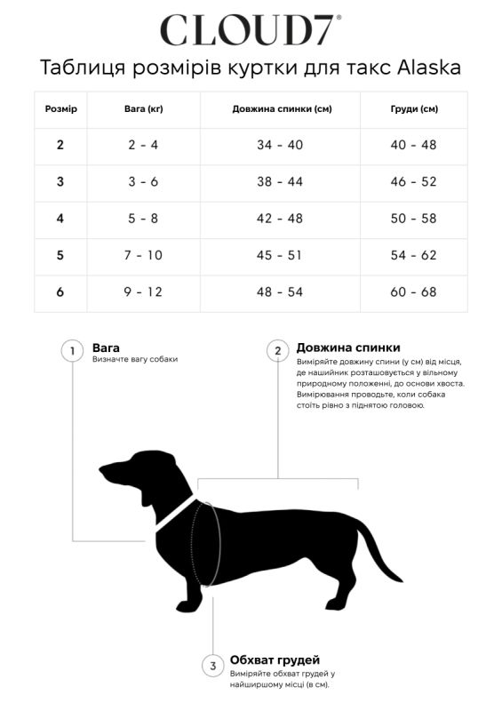 Утеплена куртка для такс і схожих порід собак Cloud7 Alaska Dachshund Оливковий 2