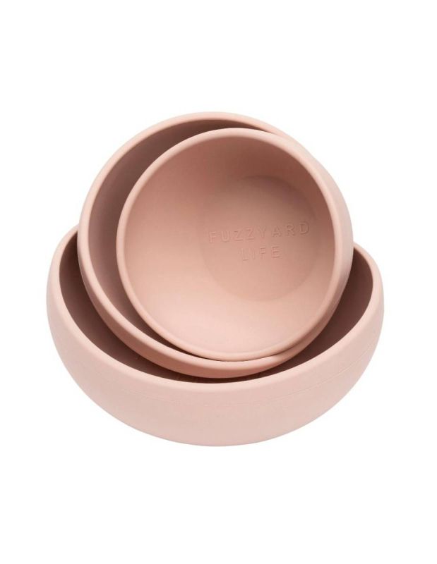 Силіконова миска для собак FuzzYard LIFE Рожевий S