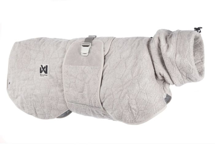 Халат-рушник для собак Drying coat Non-stop dogwear Сірий 30
