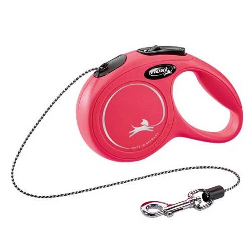 Рулетка Flexi Classic M-трос 5м до 20 кг Червона, 5м до 20 кг