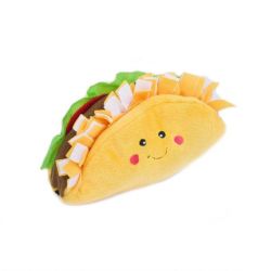 М'яка іграшка для собак тако ZippyPaws NomNomz Taco з пищалкою