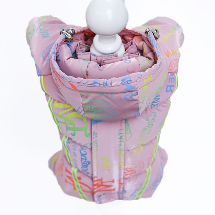 Альфа комбінезон на силіконі для собак дівчаток хутро S2