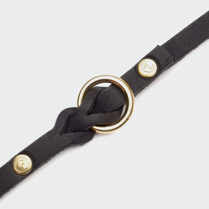 Повідець для собак Cloud7 Riverside Park 225 см / 1,4 см Чорний L