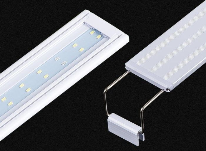 LED-світильник для акваріума Quanlong в чорному корпусі 60 см