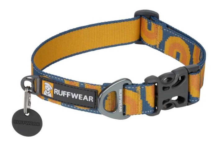 Світловідбиваючий нашийник для собаки Ruffwear Crag™ 36-51 см Оранжево-синій
