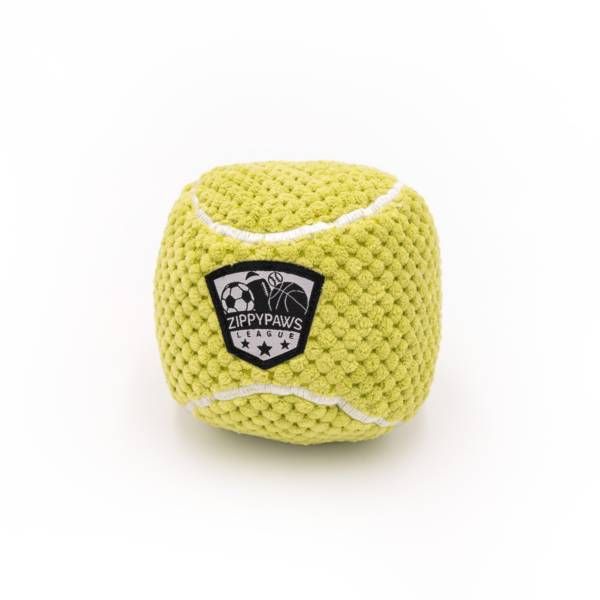 М'яка іграшка для собак тенісний м'яч ZippyPaws SportsBallz Tennis Ball з пищалкою