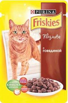 Friskies яловичина в підливі 100 г