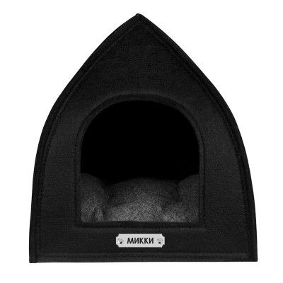 Лежак для тварин Намет чорна 2 40 x 40 x 42 см
