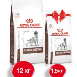 Акція сухий корм Royal Canin Gastro Low Fat 12кг + 1,5 кг в подарунок - при порушеннях травлення 