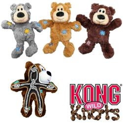 Іграшка для собак Kong Wild Knots Bears M/L Сірий