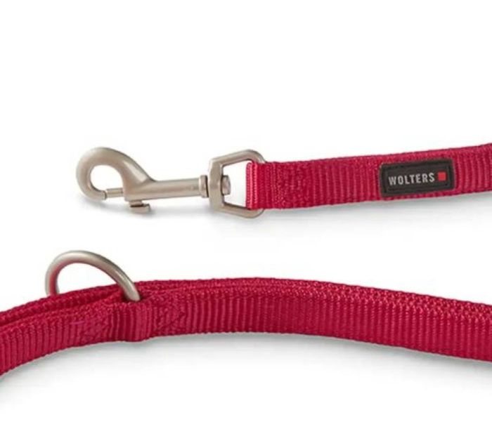 Повідець перестібка з нейлону Wolters Professional М 3 м / 15 мм Малиновий