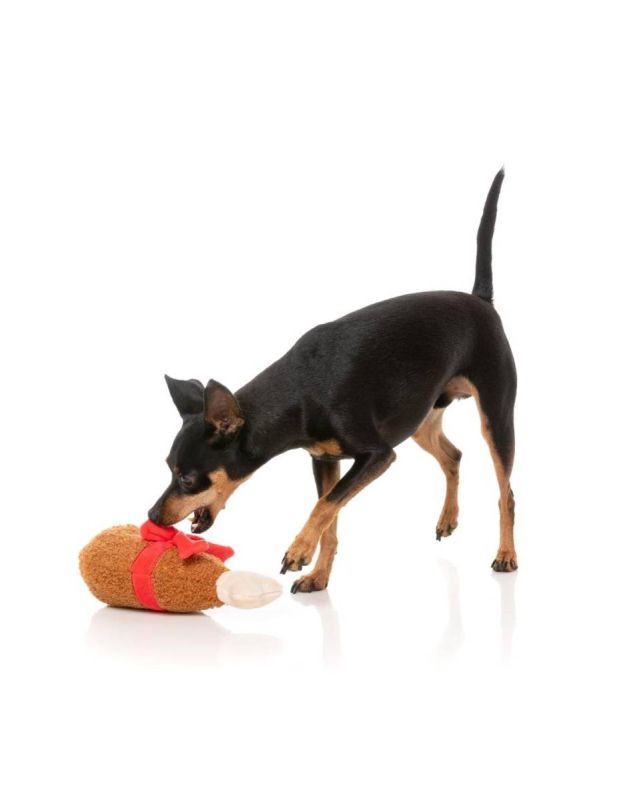 М'яка іграшка для собак FuzzYard Good Tidings Індича ніжка