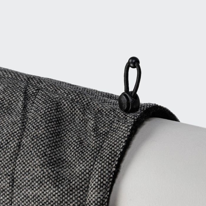 Утеплена куртка для грейхаундів та інших хортів Cloud7 Brooklyn Long Greyhound Чорний 7