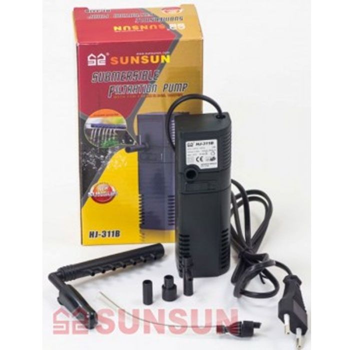 Sun-Sun Jialu Hj - 311b-внутрішній фільтр для акваріума 300 л  год Фільтр Sun-Sun Jialu Hj-311b 2W 300л  год сингли