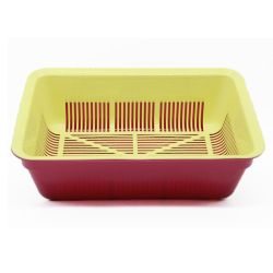 Туалет Дніпро глибокий з сіткою 402713 див малиново-рожевий 