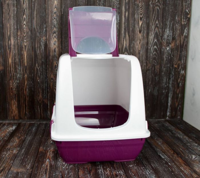 Туалет для котів будка 503740 см Чорничний