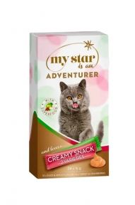 My Star Creamy Adventurer Ласощі для кішок, індичка з журавлиною та Качка з яблуками 2415 гр 