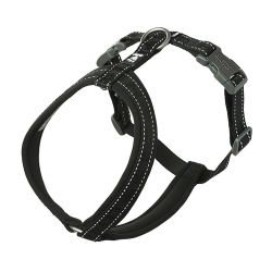 Анатомічна шлейка для собак Hurtta Casual Y-harness 50-60 Чорний