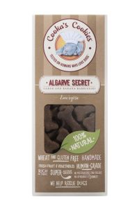 Натуральне печиво для собак Cooka's Cookies Barkissini Шоколад із керобом та фруктами 100 г (Рослинний білок)