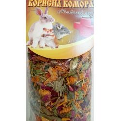 Корисна комора MEDICAL MIX MENU збір лікарських трав для гризунів 60г 