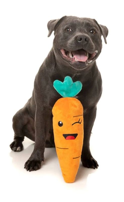 М'яка іграшка для собак FuzzYard Підморгуюча морква