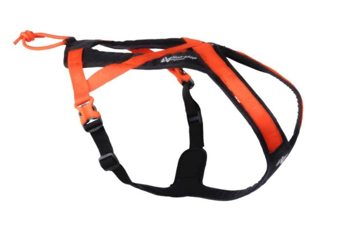 Шлейка для собак Rush harness Non-stop dogwear Чорний/Помаранчевий 5