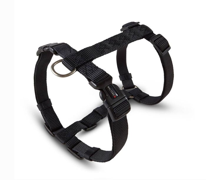 Анатомічна шлейка для собак Wolters Professional L 50-70 см / 20 мм Чорний