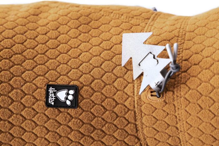 Утеплена куртка для собак Hurtta Warming Midlayer ECO 25 Гірчичний