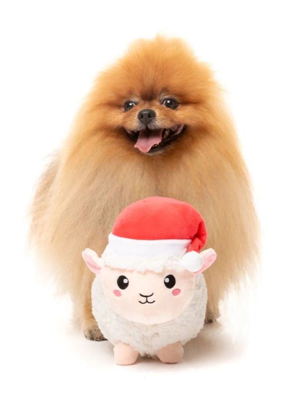 М'яка іграшка для собак FuzzYard Пухнаста овечка