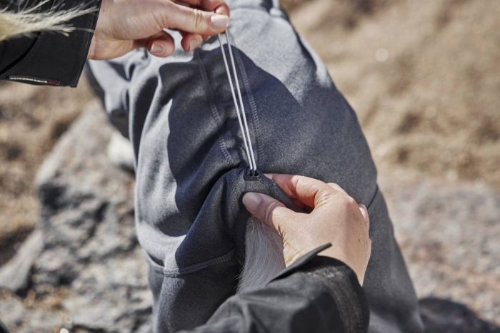 Утеплений комбінезон для собак Hurtta Midlayer Overall 30S Сірий