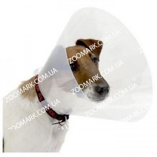 Пластиковий комір для тварин S -12 см Висота 28-33 см