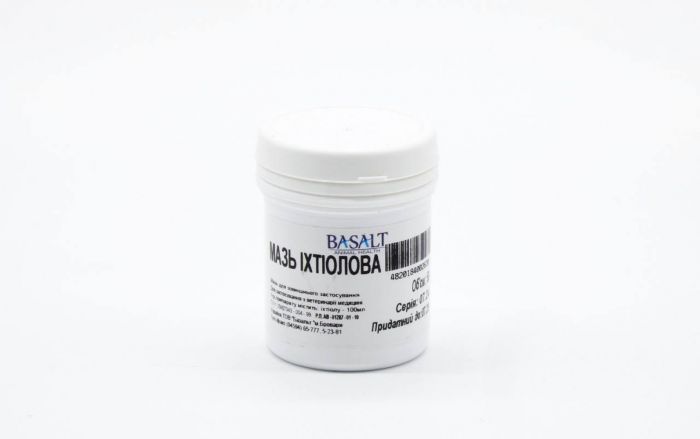Мазь іхтіолова-протизапальна мазь 50 гр 