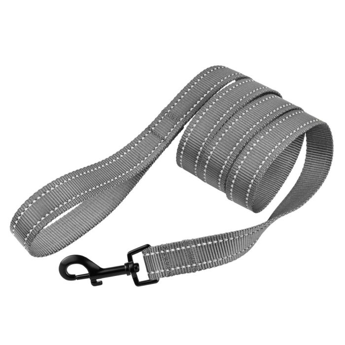 Повідець для собак BronzeDog 10мм-152см сірий 1311 59Т 