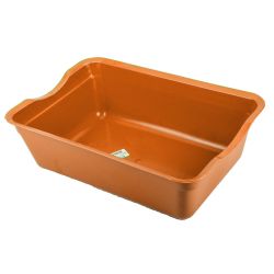 Туалет для кішок Дніпро глибокий 398270120 мм Оранжевий
