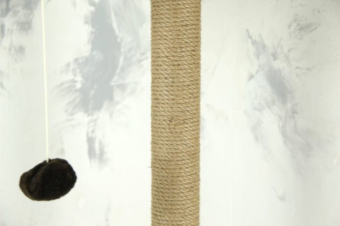 Дряпка для кота Соло коричнева Джут