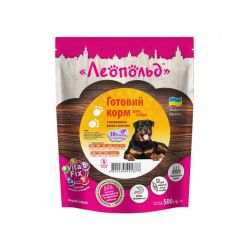 Леопольд консерви для собак з яловичиною, рисом і овочами 500гр 491877 