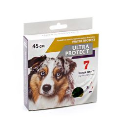 Нашийник Ultra Protect проти паразитів для собак середніх розмірів 45см коричневий 