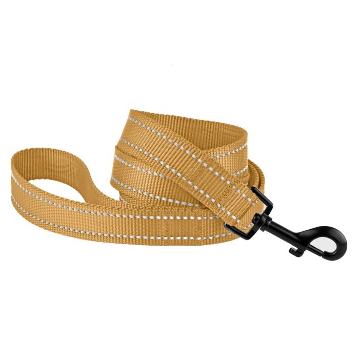 Повідець для собак BronzeDog 16мм-152см золото 1226 60т 