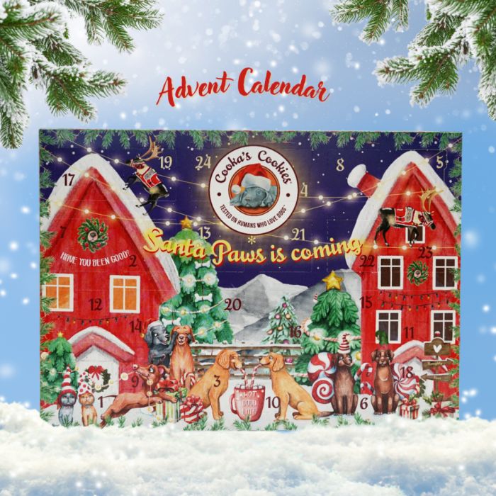 Новорічний адвент-календар для собак Cooka's Cookies