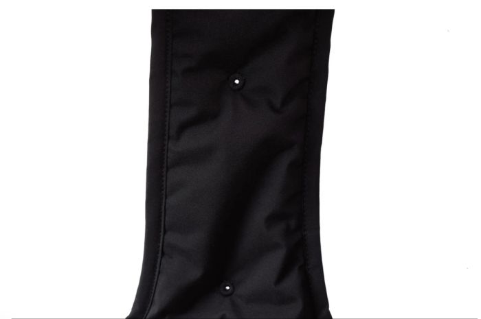 Тепла зимова куртка для собак Glacier jacket 3.0 Non-stop dogwear Чорний/Помаранчевий 80