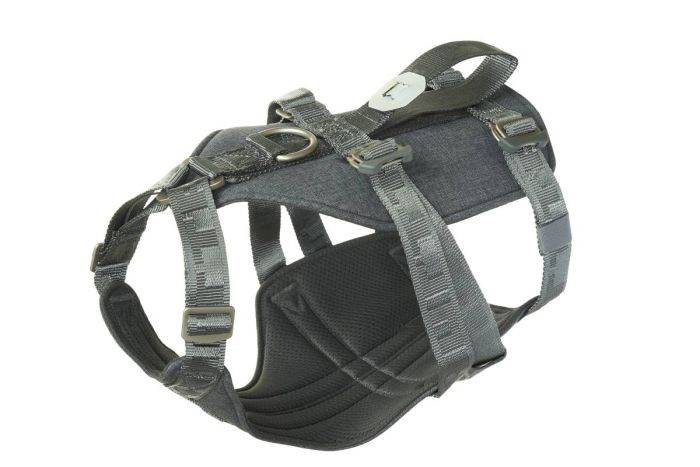 Шлейка для подорожей для собак Hurtta Travel ECO 0-5 кг Сірий