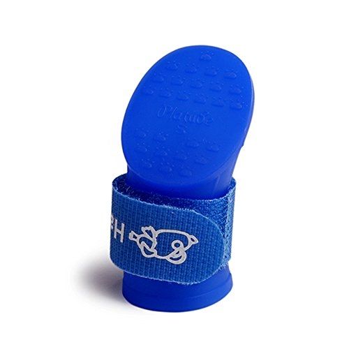 Черевики для собак силіконові сині M 50  40мм